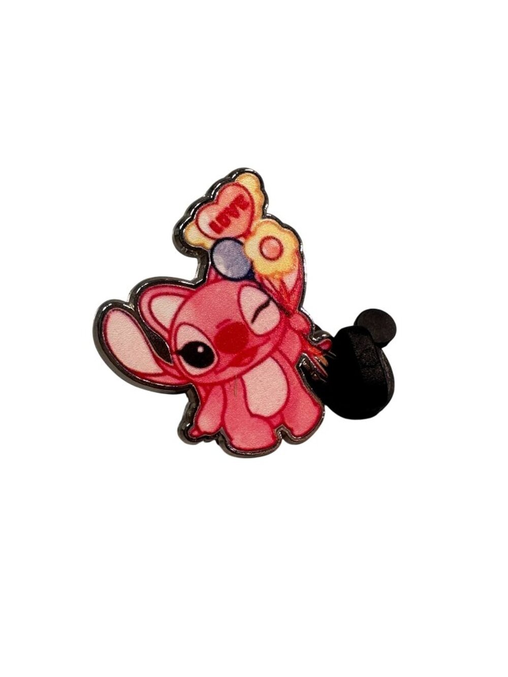 Disney Angel Love Emoji Trading Pin Lilo Stitch 2025 Hidden Mickey Badge